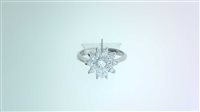 Ringe Sommer Dame Zirconi in Weißgold Zirconia FIORE ZIRC P C/C - FIORE ZIRC P C/C